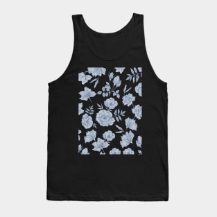 Floral Pattern Light Tone Tank Top